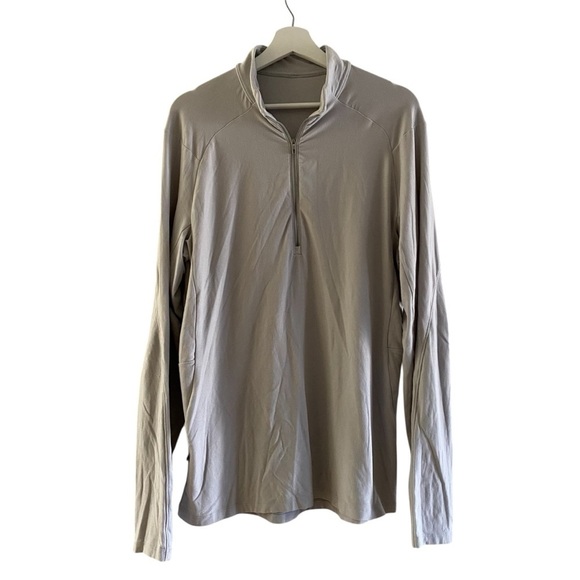 lululemon athletica Other - Lululemon Surge Warm Half Zip Sweater Jacket Gray‎ LM3CZ2S Men’s Size Large